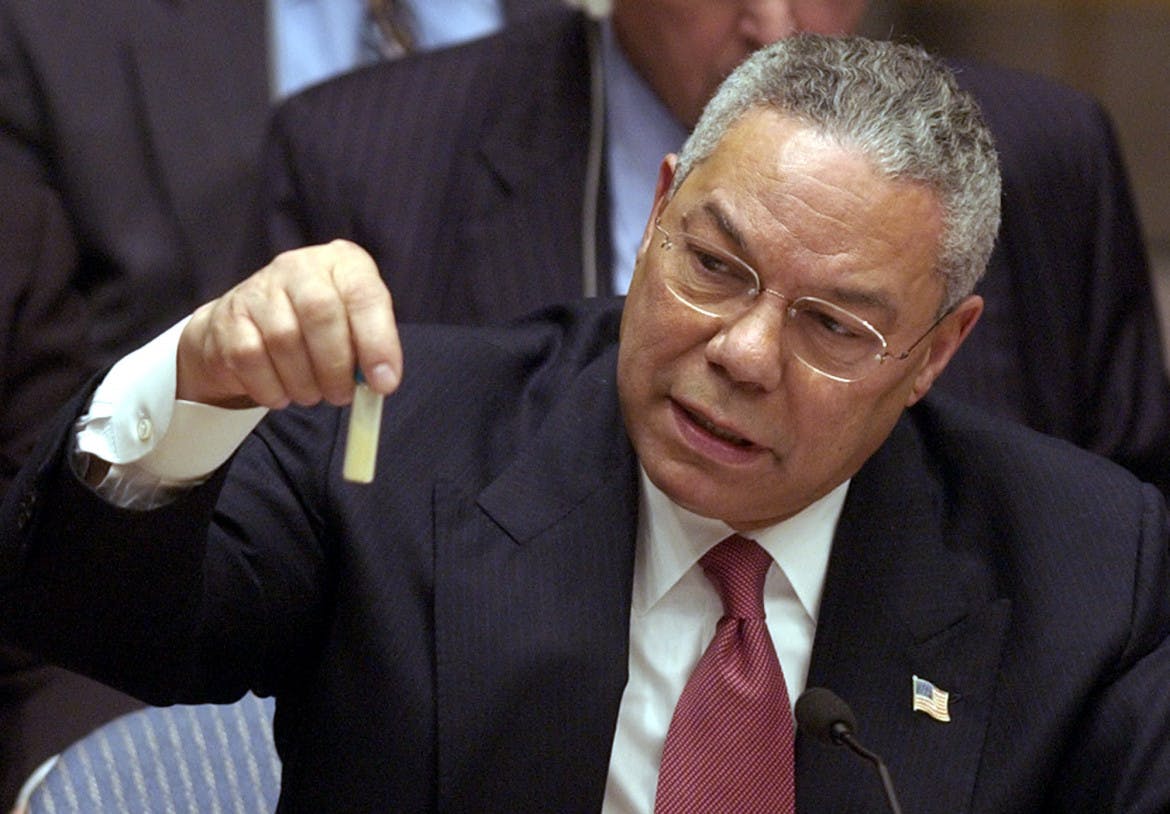 Colin Powell's wars, on the wrong side of history