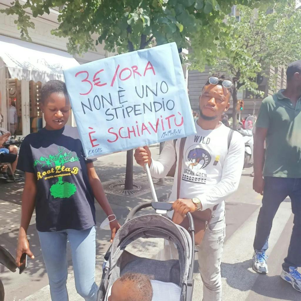 Migrants protested in Naples and Caserta seeking protection without ‘blackmail’