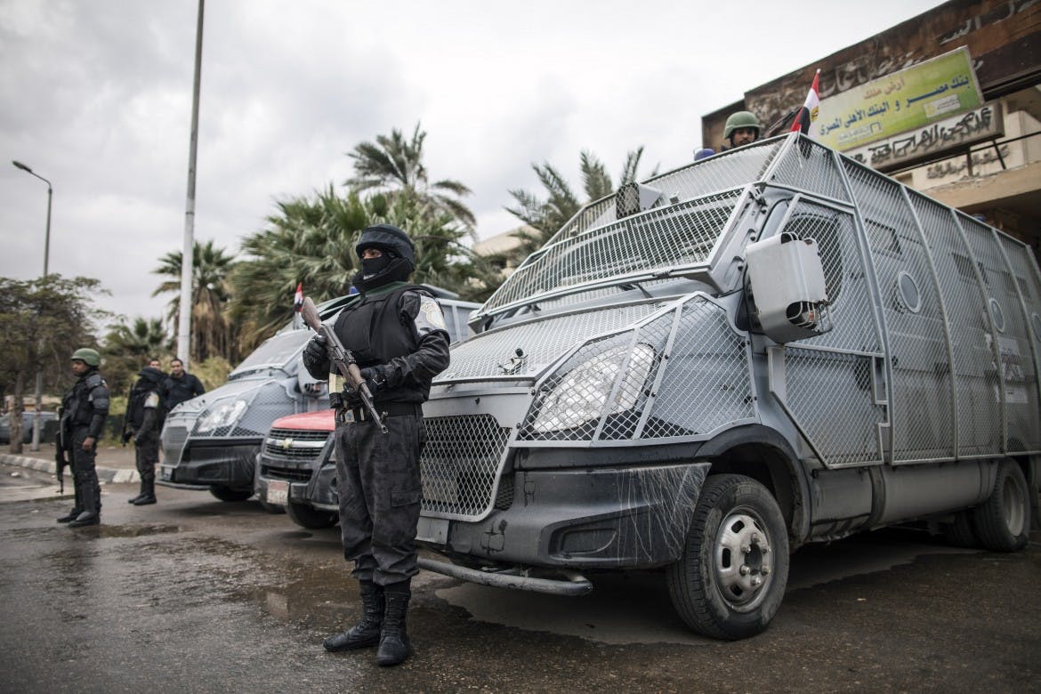 image of egyptian police