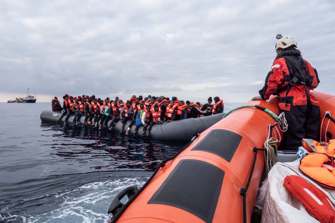 102 people saved from gasoline-soaked dinghy