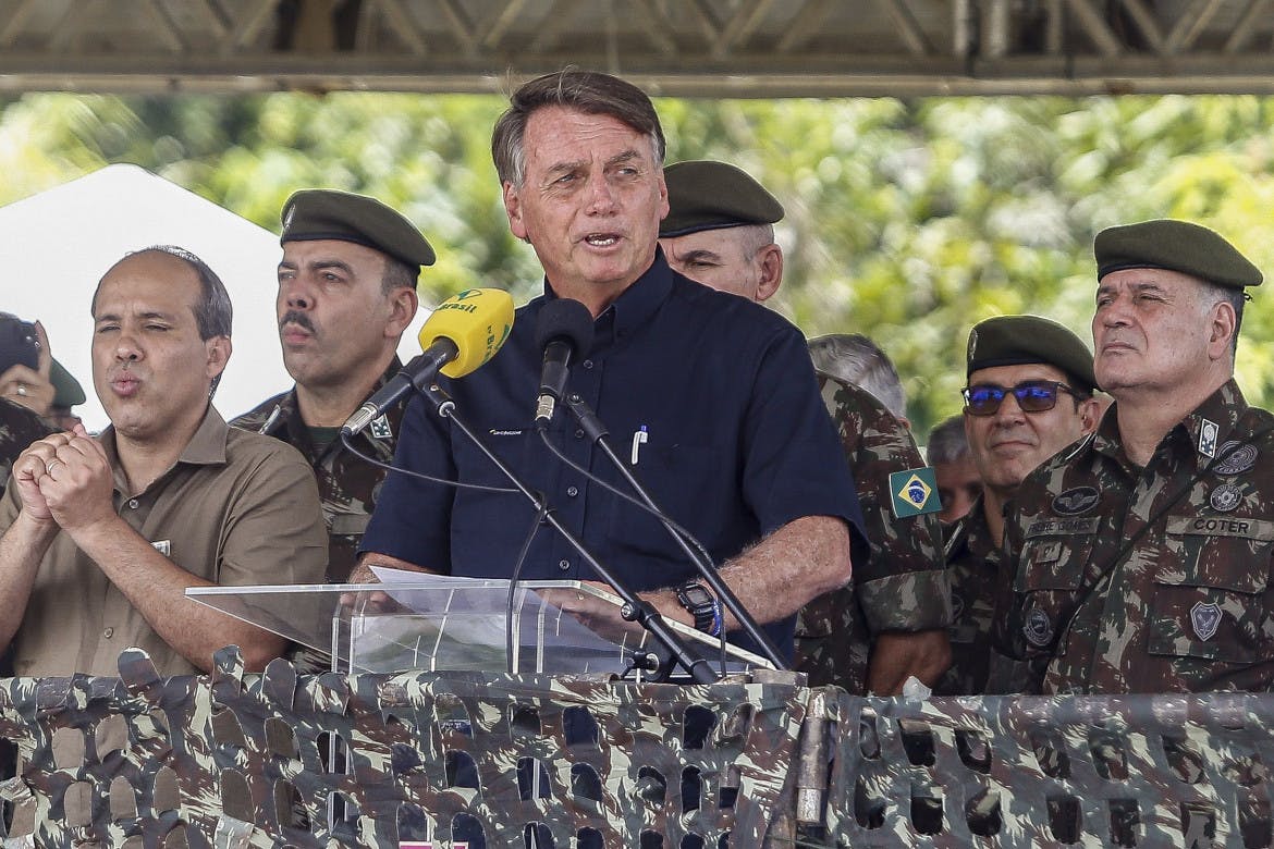 The army is with Bolsonaro, putting Brazil at risk of a coup
