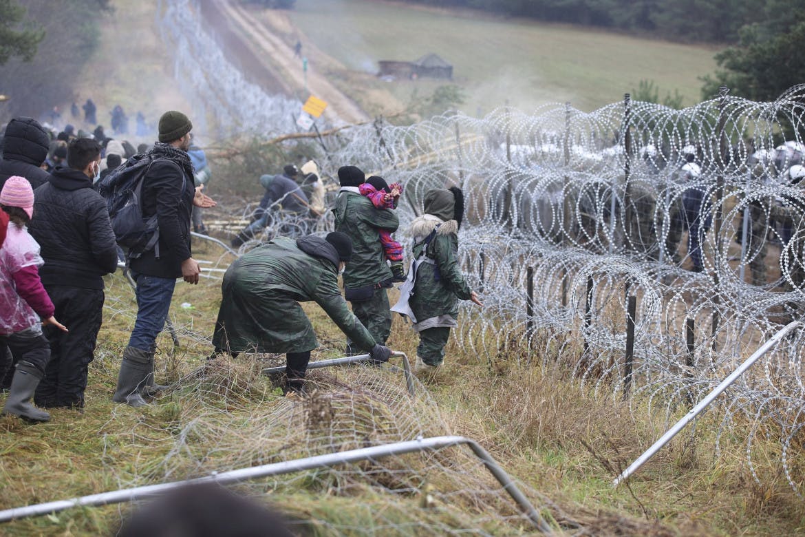 Refugees are trapped and weaponized in the Belarus-Poland standoff