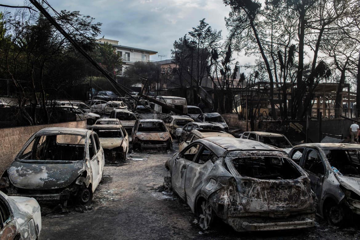 For Greece, solidarity with the victims of fires