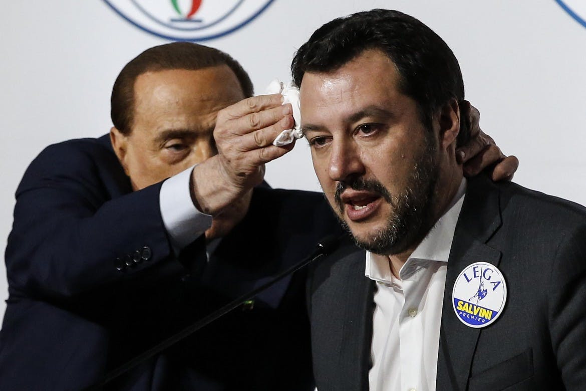 Italy’s three center-right leaders arm wrestle over Senate speaker