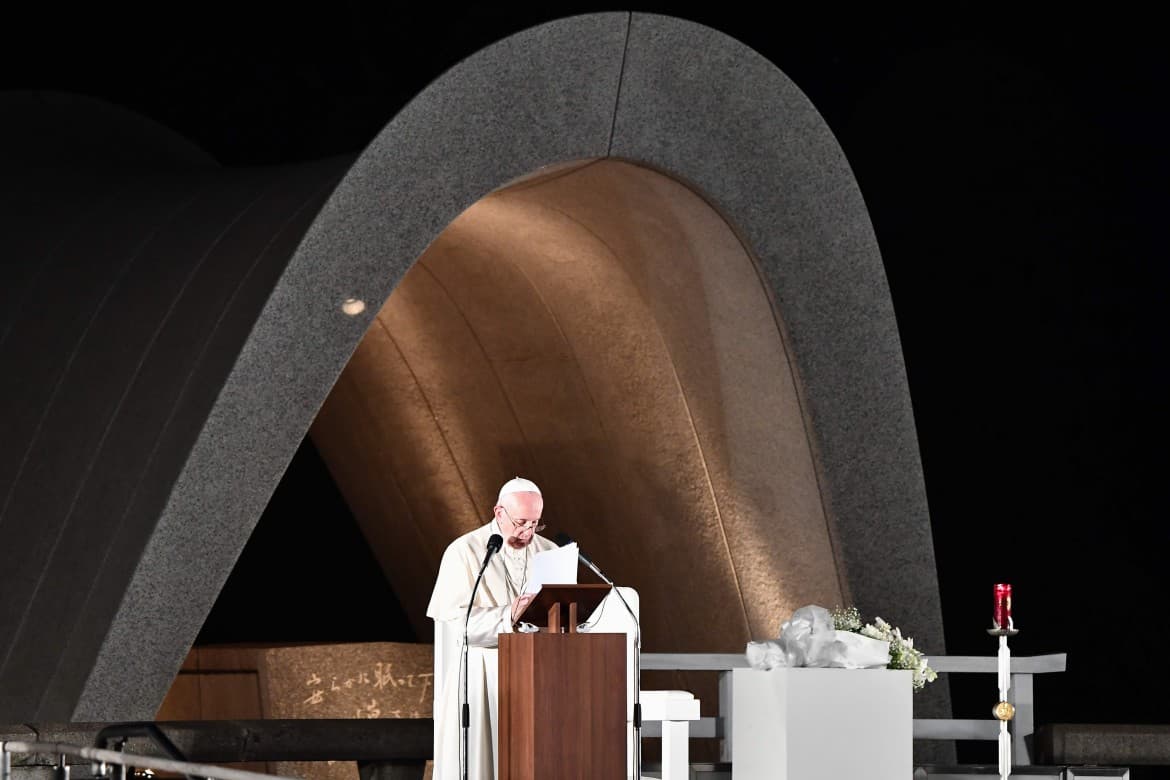 image of pope francis in japan