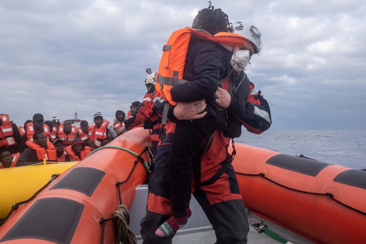 Sea-Watch 3 rescues an inflatable boat with 45 migrants