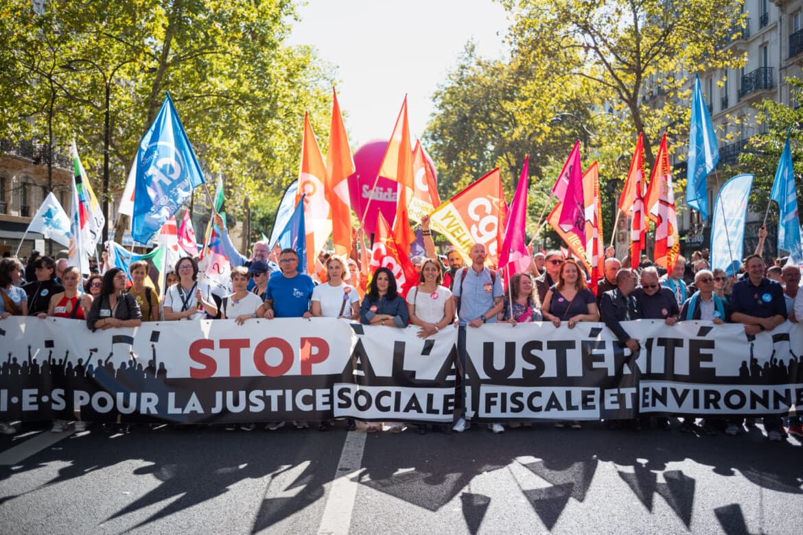 ‘Tax the billionaires’: Strikes break out across France