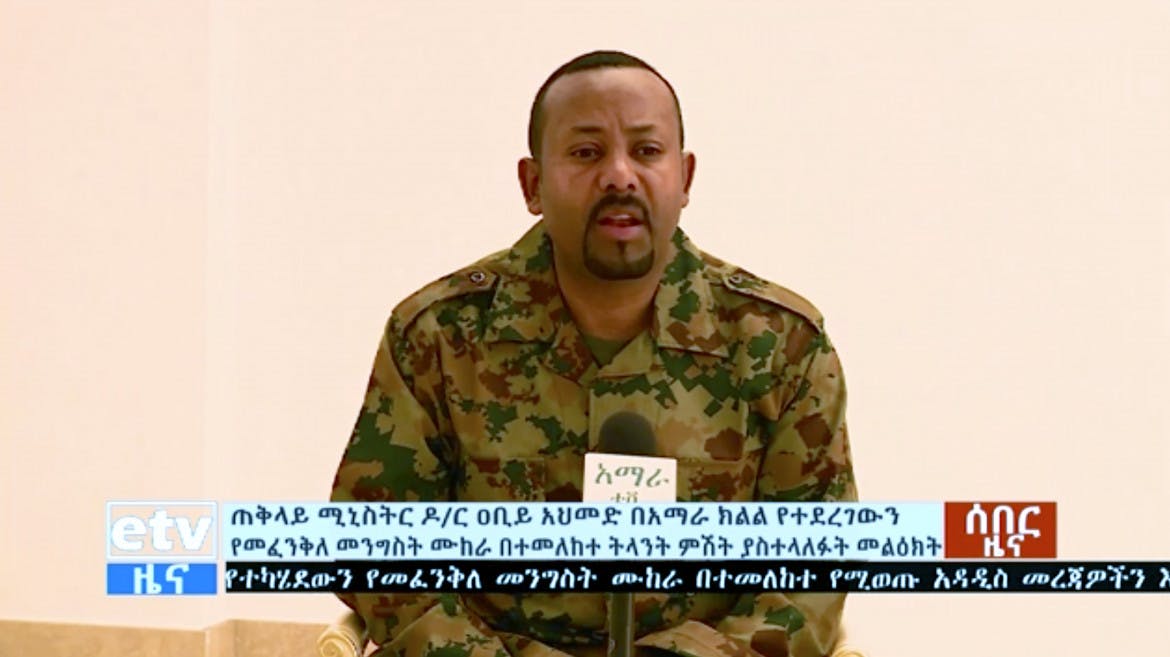 Ethiopia’s Abiy, Nobel peace prize winner, goes to war