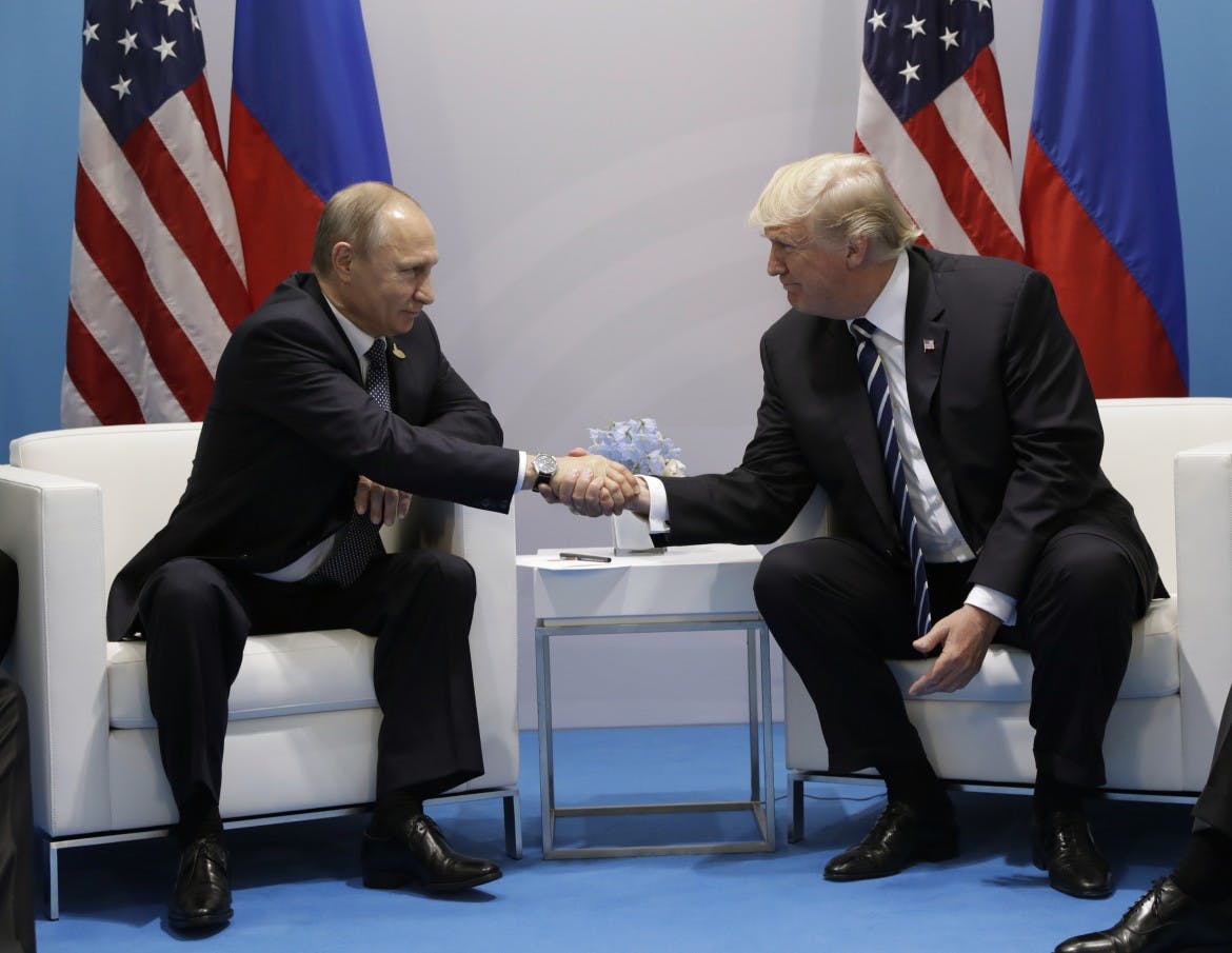 ‘Strong and powerful’ Putin charms Trump into submission
