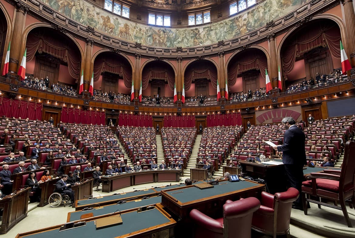 image of italian parliament