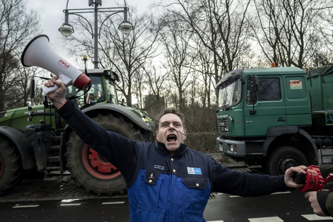 The tractors descended on Brussels against EU regulations and the Green Deal