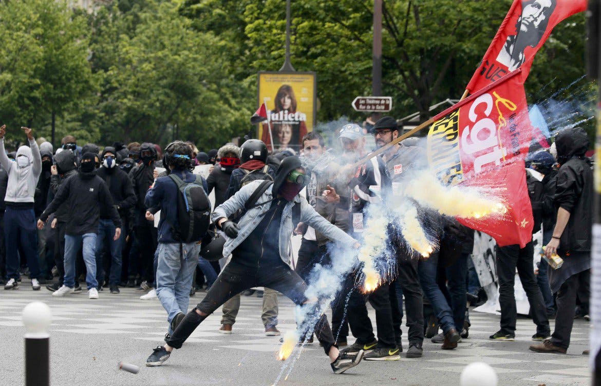 french labor protests