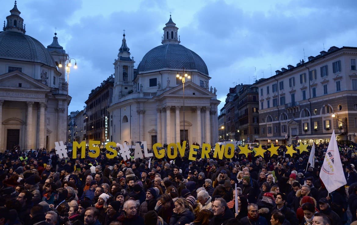 At capstone M5S rally, Di Maio speaks for a generation