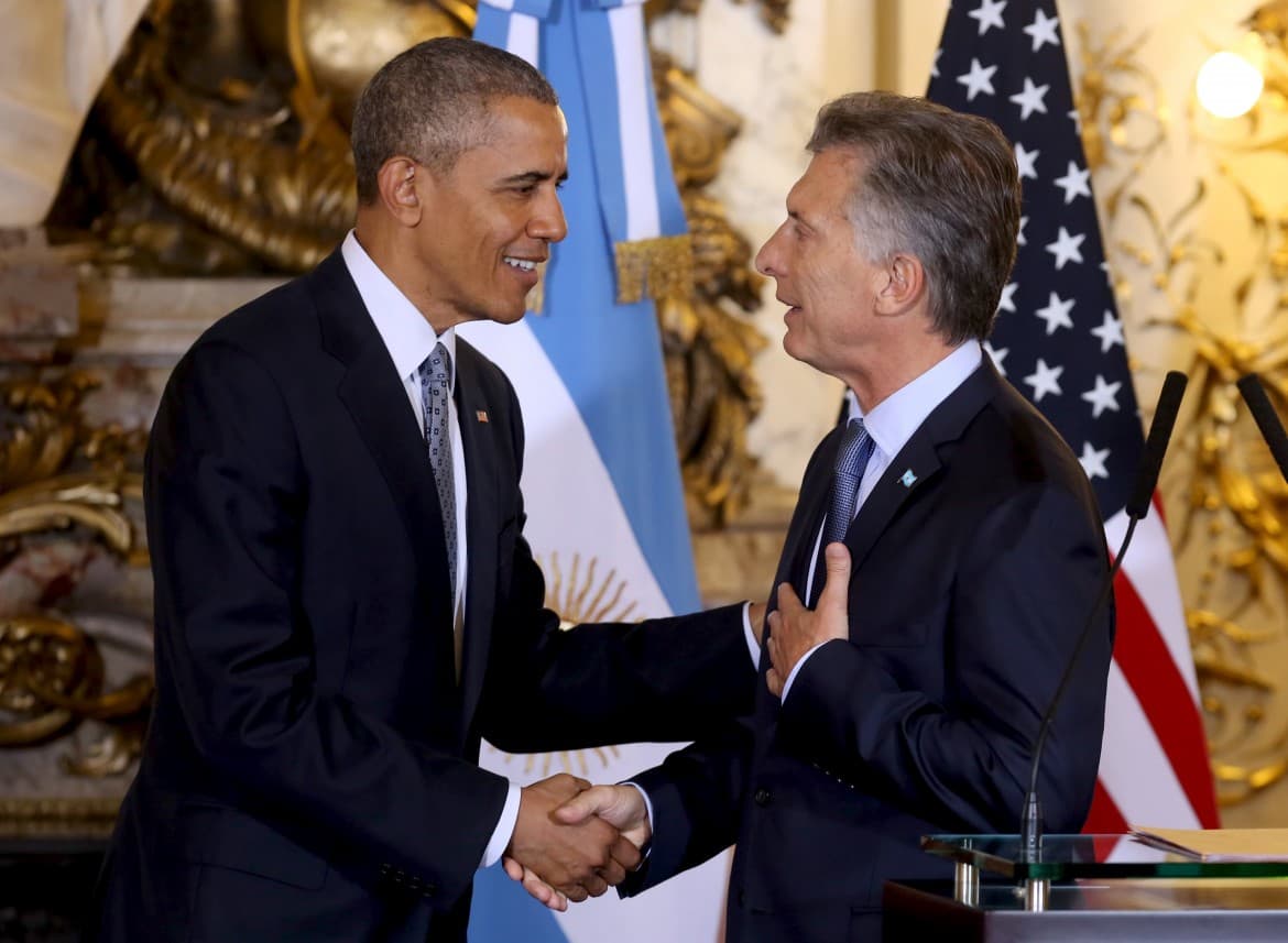 obama and mauricio macri