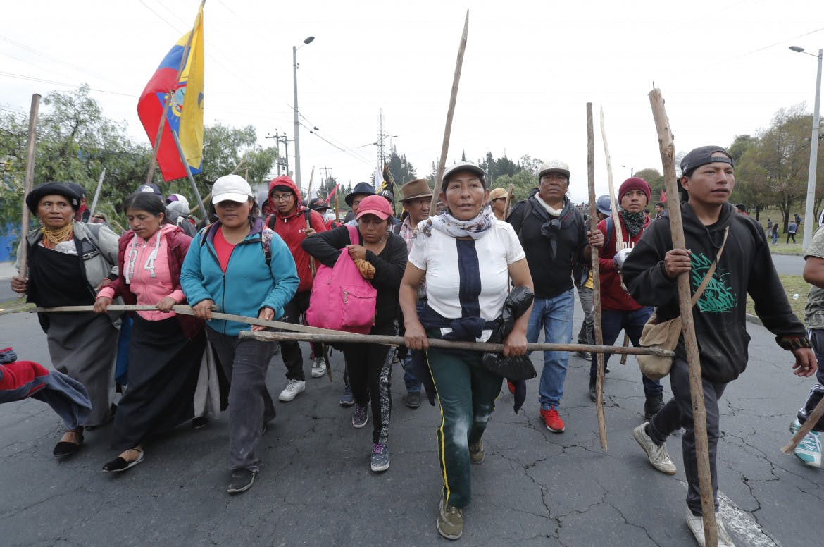 Ecuadorian organizer Leonidas Iza: ‘The government is under blackmail by the IMF’