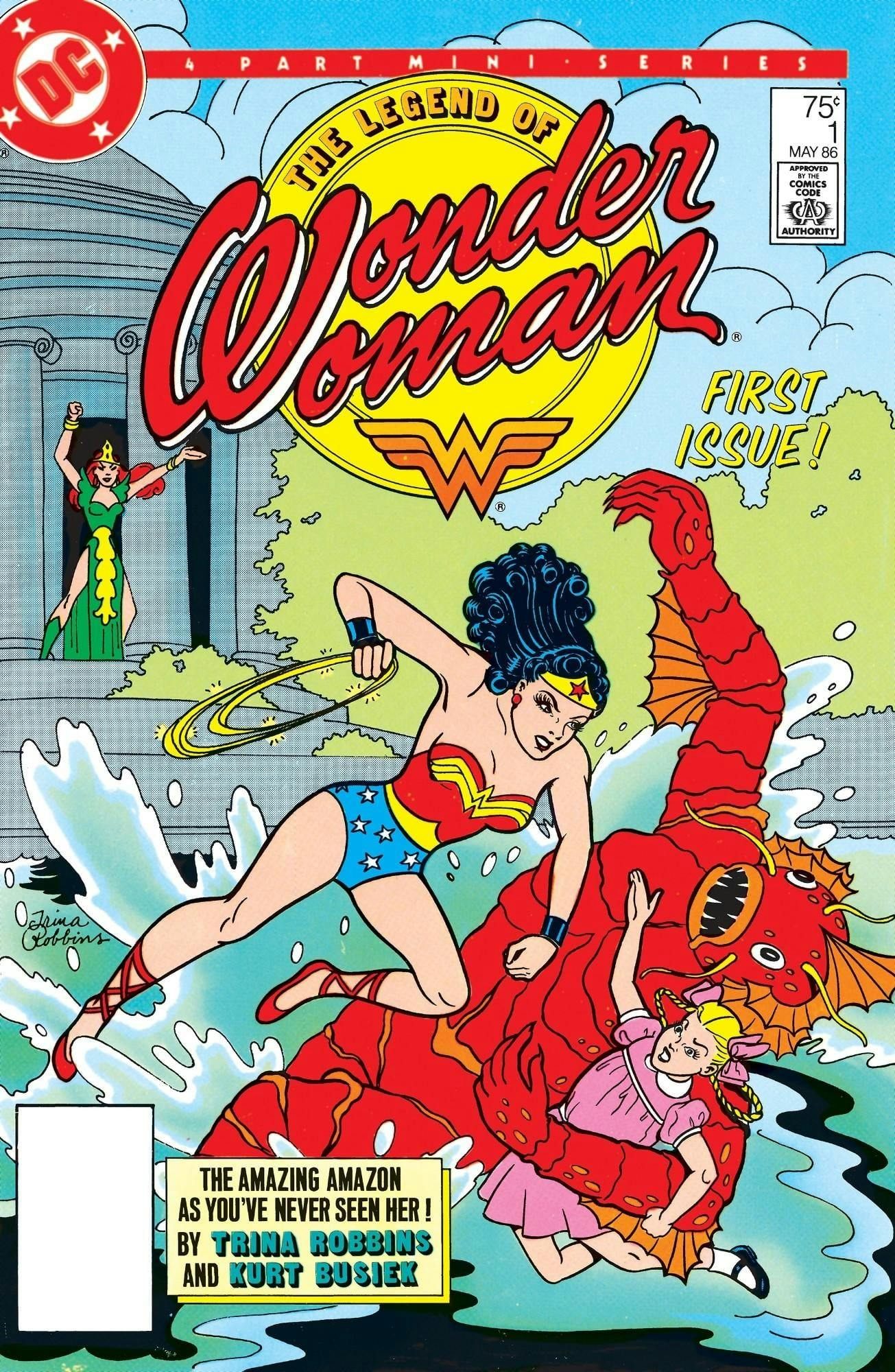 Trina Robbins navigated the boys' club of comics to become the first woman to draw Wonder Woman in her own solo mini-series