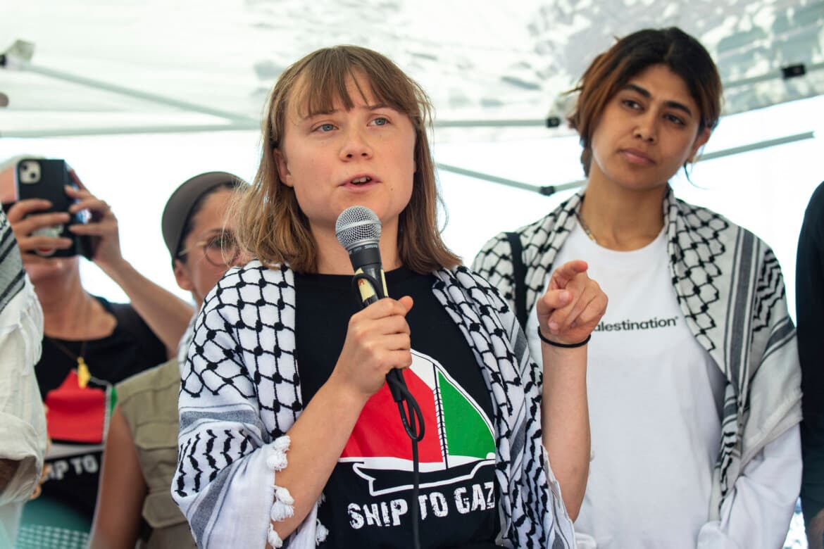 Greta Thunberg: ‘The system that causes genocides destroys biospheres’