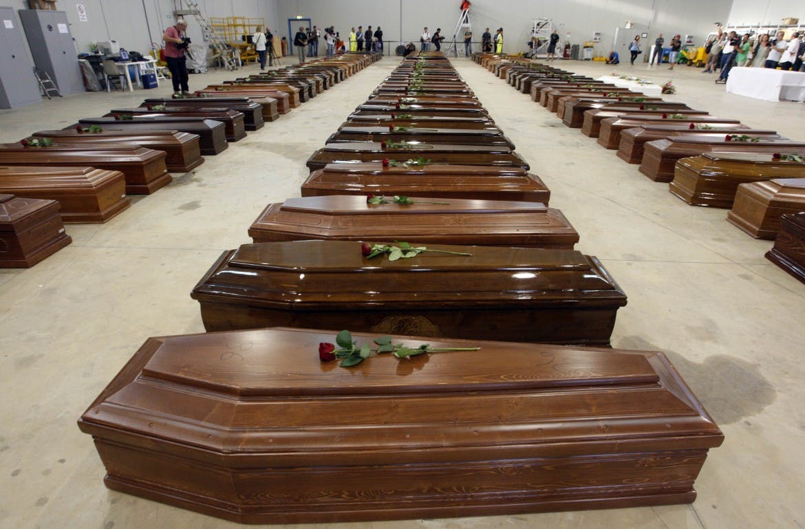 image of october 3 shipwreck coffins