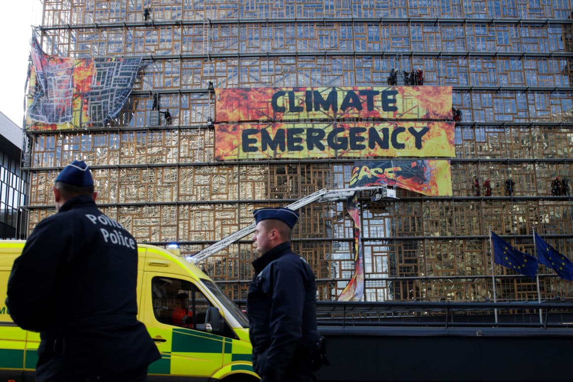 image of climate protest