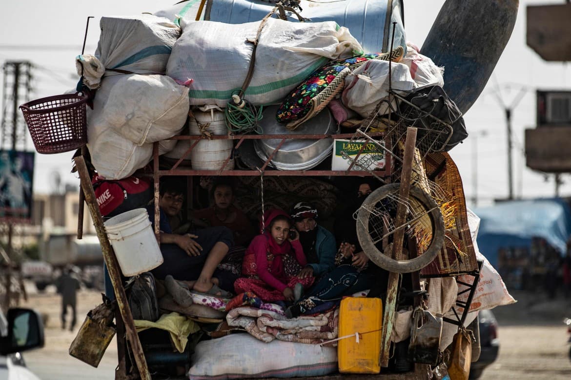 image of kurdish refugees