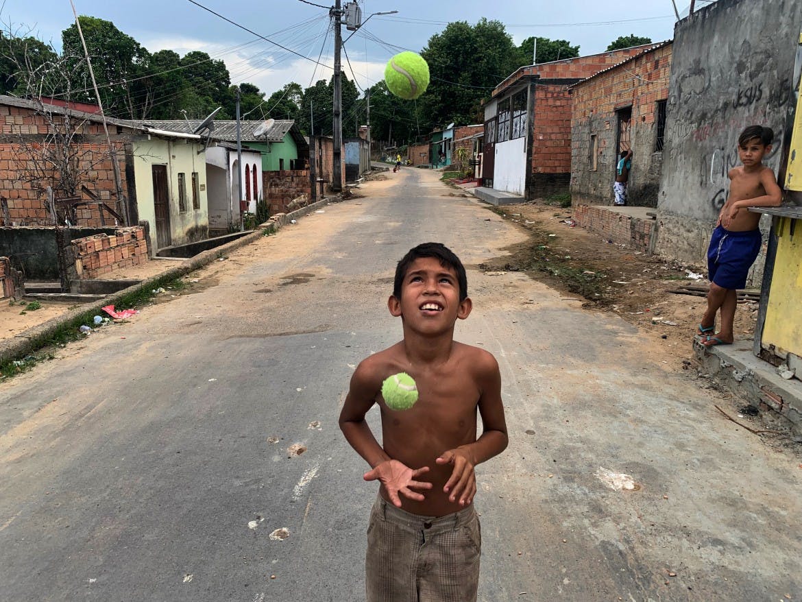 image of child in Colônia Antônio Aleixo