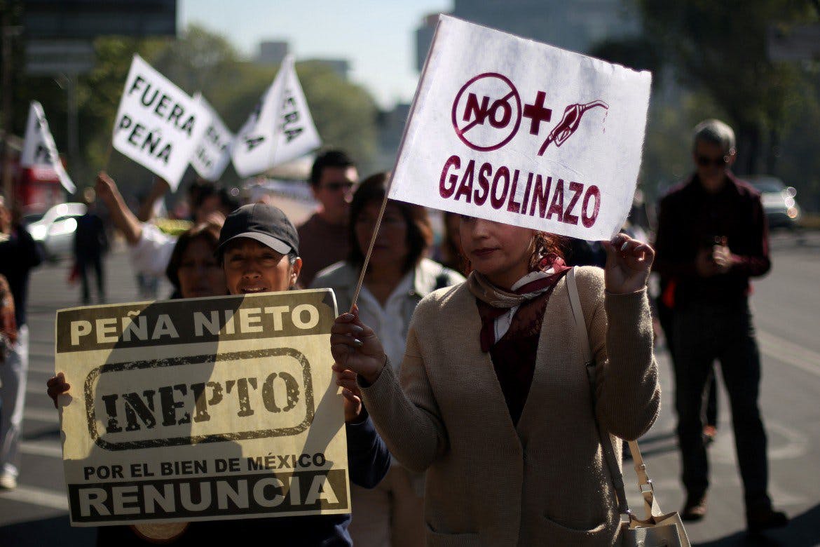 mexico gas protests