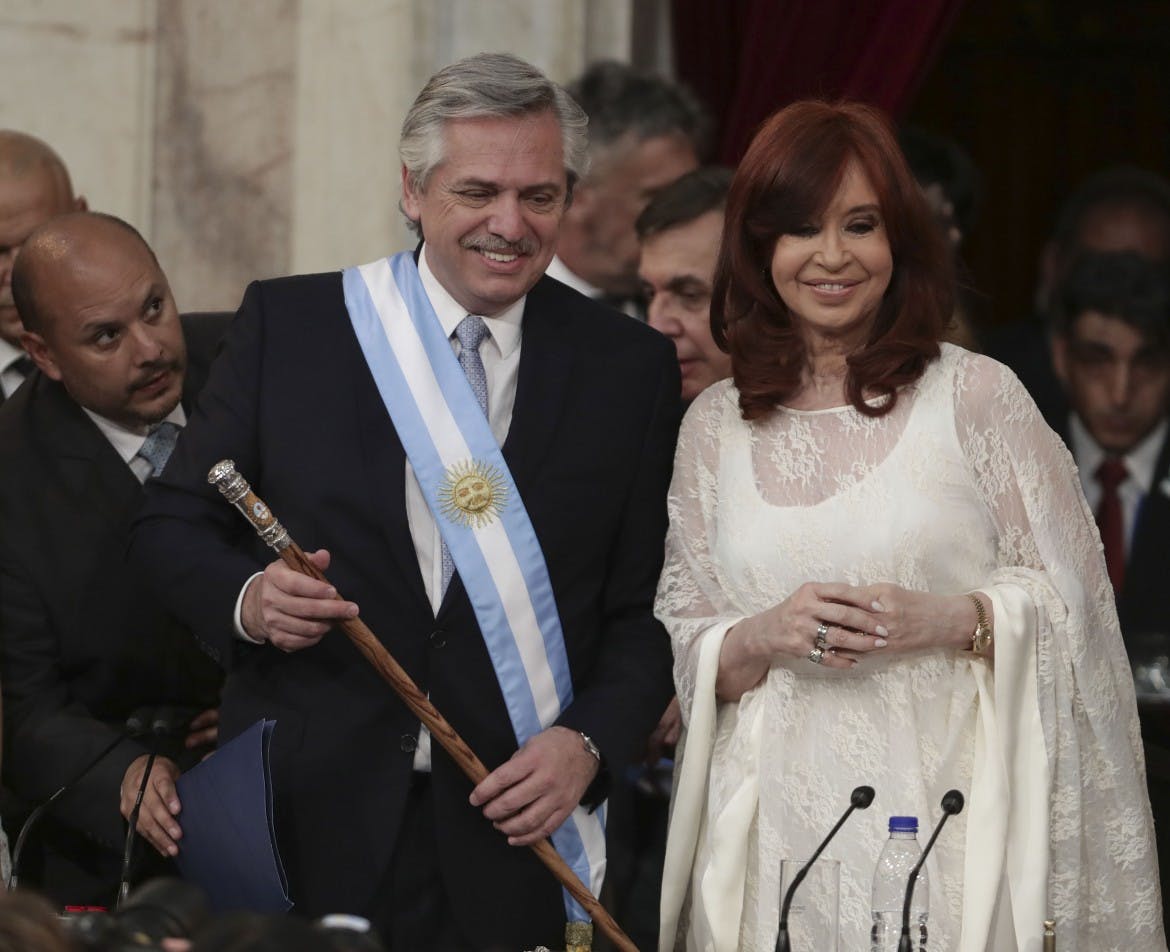 image of argentine president fernandez
