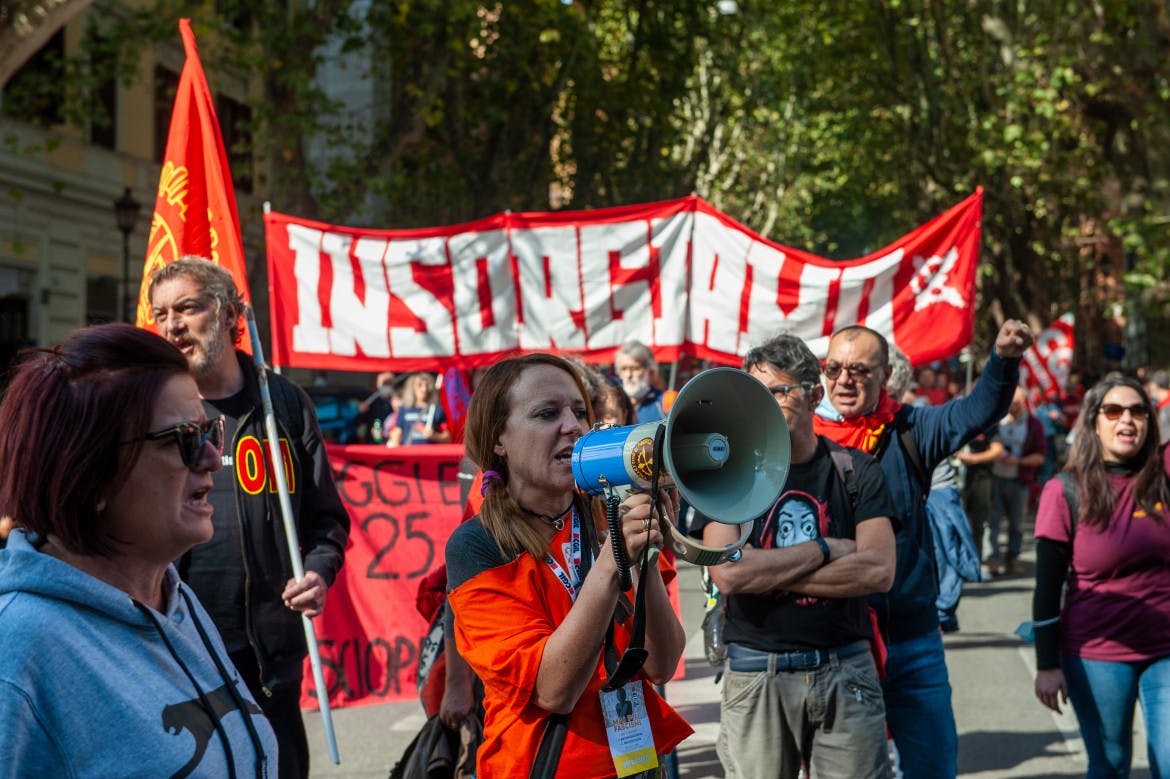 Italy’s unions unite against the specter of fascism