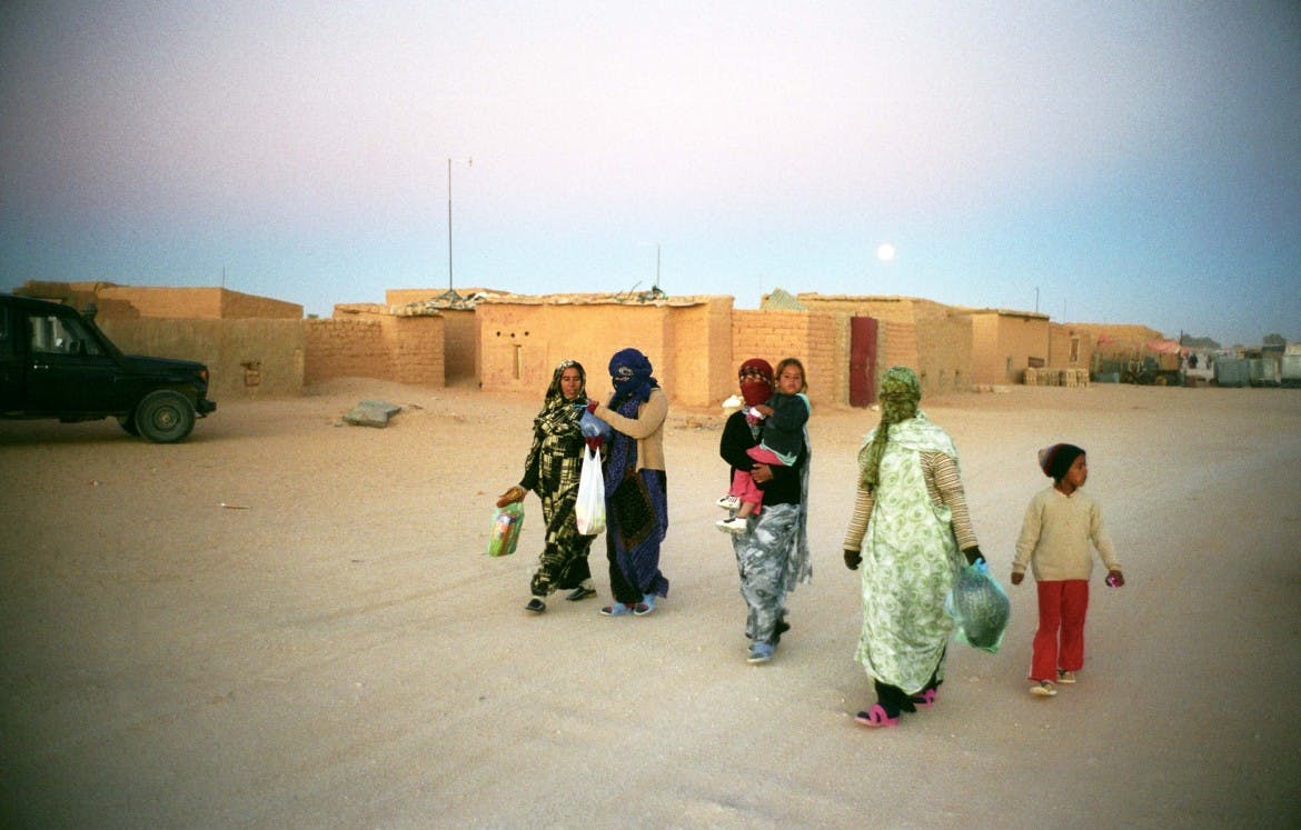image of sahrawi refugees