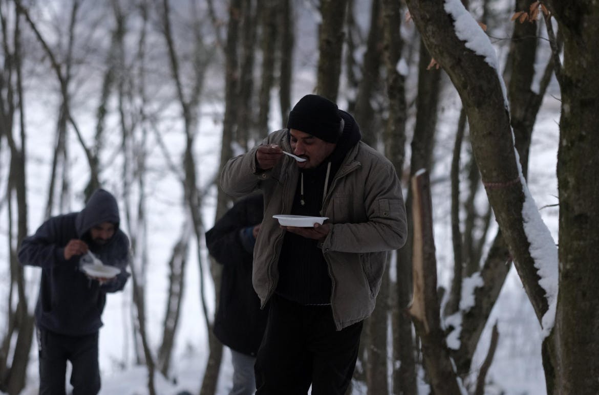Refugees’ human rights are buried under the snow of the Balkans