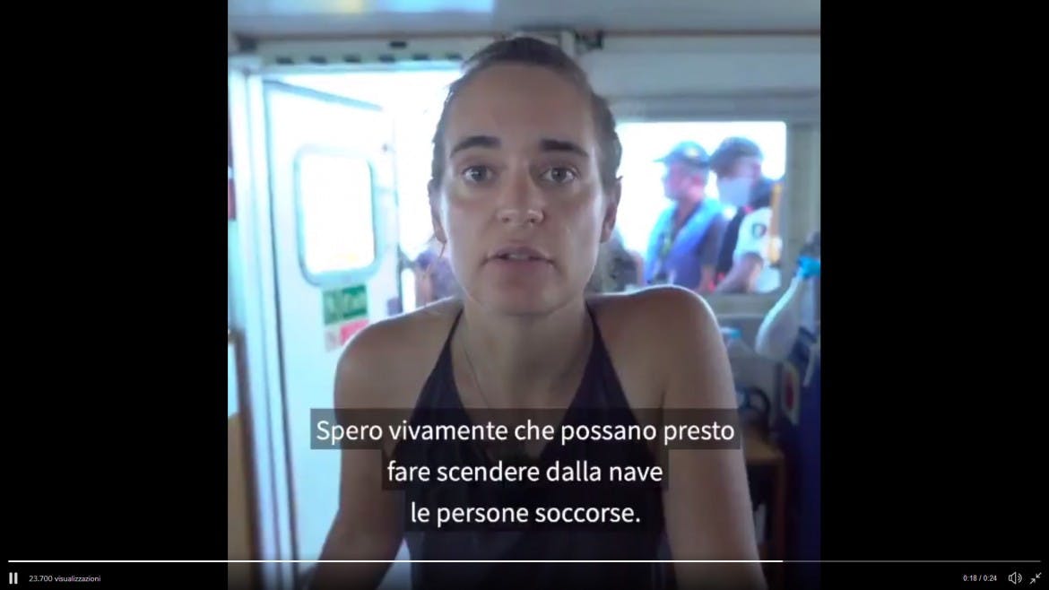 Carola Rackete, modern-day Antigone, obeys a law higher than Salvini’s