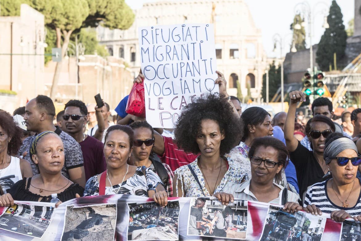 Declaring zero-tolerance for squatters, Salvini goes after the homeless