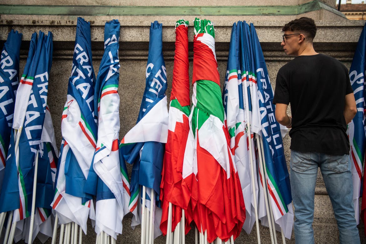 The conservative revolution of the Italian right