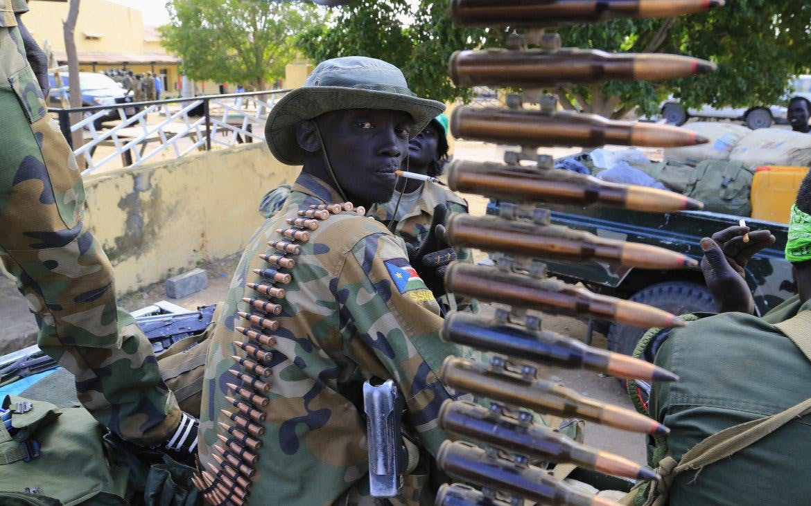 South Sudanese soldiers