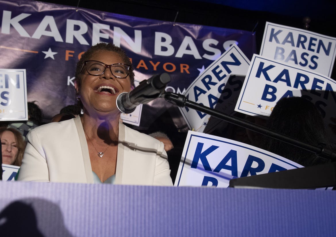 Karen Bass preserves leftist leadership in LA, but Dems haven’t solved the city’s biggest problems