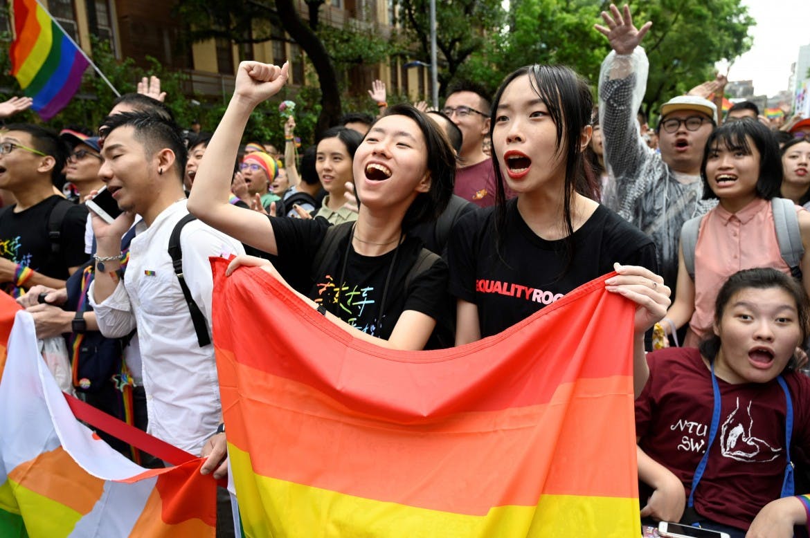 A first in Asia: Taiwan legalizes same-sex marriage