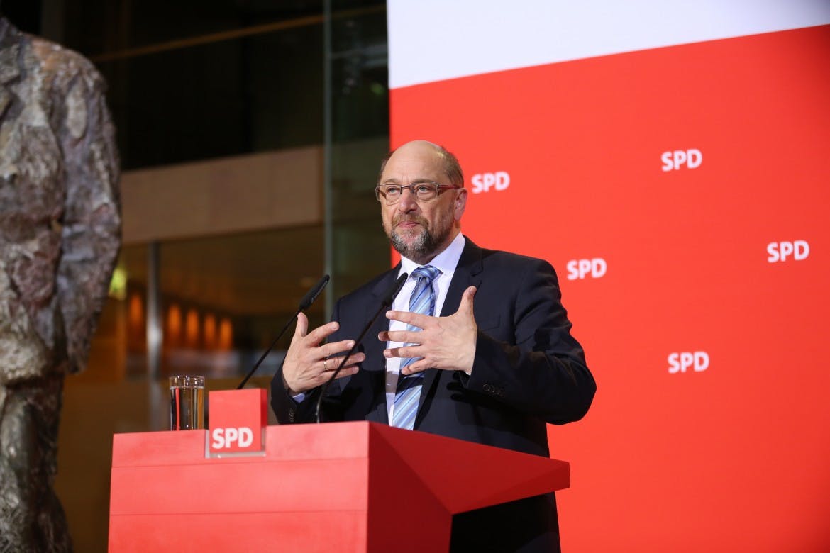 With a new grand coalition, Schulz faces a socialist revolt
