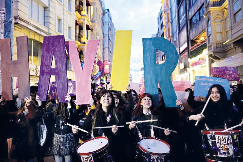 ‘We march alone,’ say Turkish women in break from patriarchy