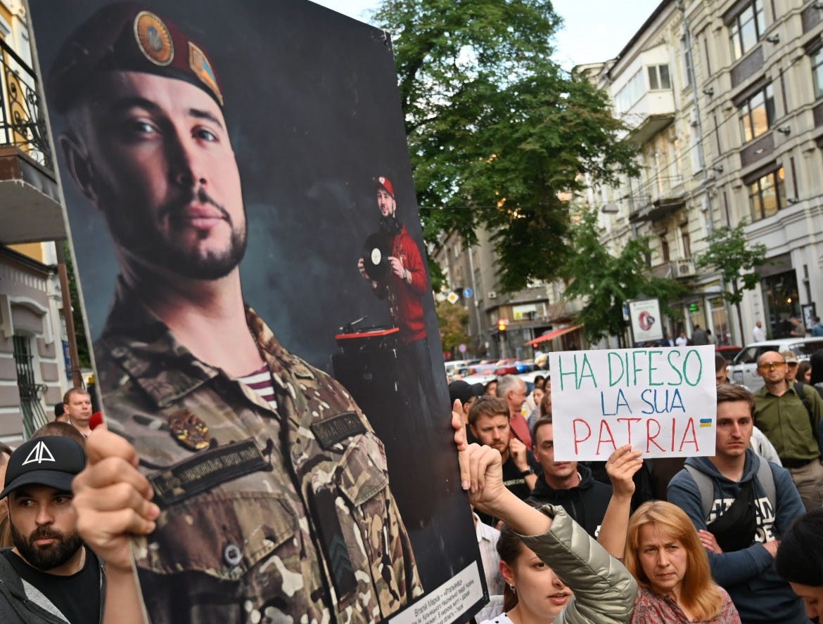 ‘Free Markyv’: Ukrainians furious after Italian fighter sentenced for journalist murder