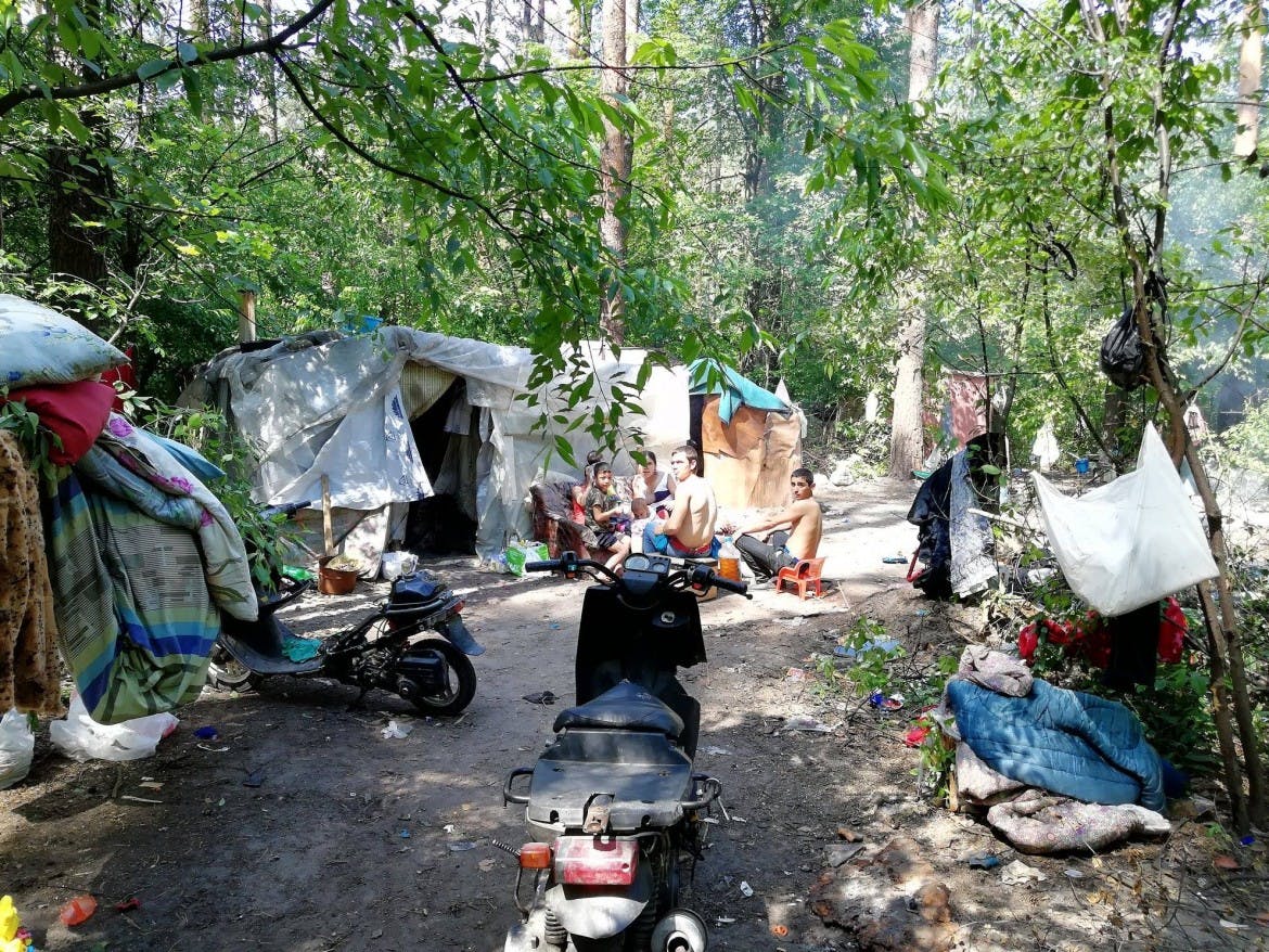 A state-sponsored Ukrainian militia is terrorizing Roma