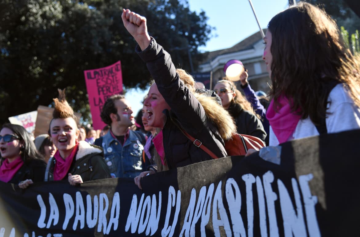 200,000 from Non Una Di Meno marched on Rome a year after Giulia Cecchettin