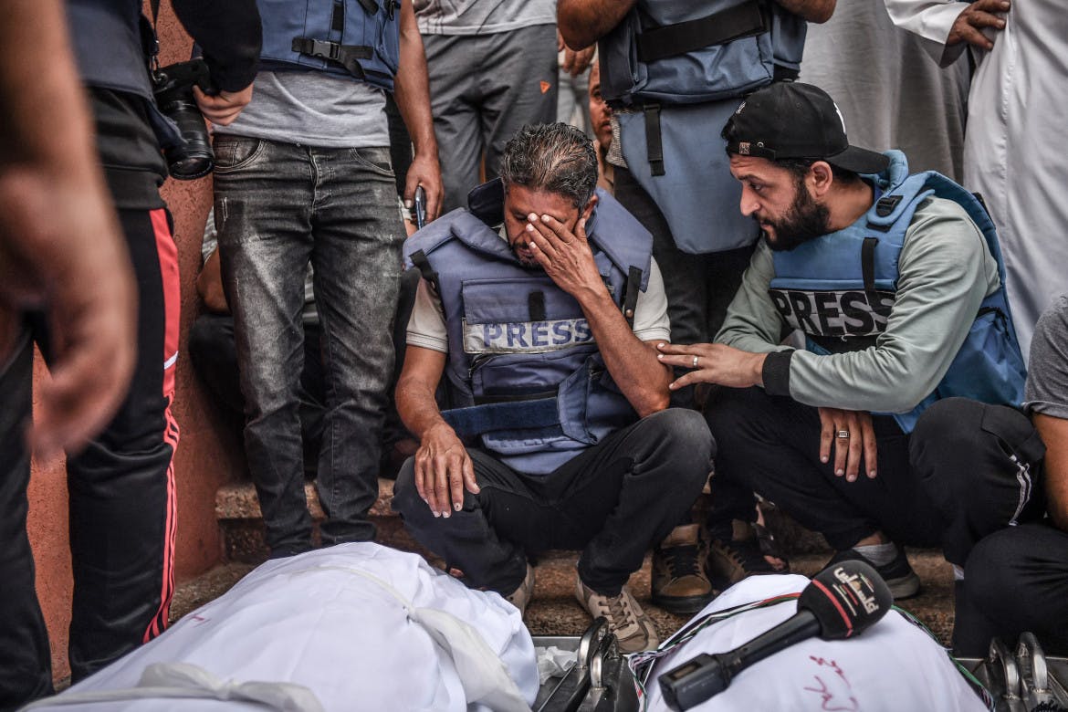 Photojournalist Abed Zagout: ‘Working as a Palestinian journalist in this conflict is suicide’