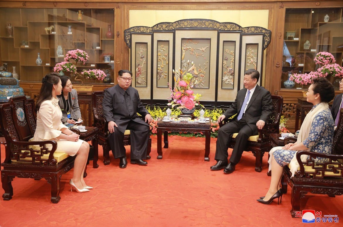 Xi meets Kim and reminds him who’s in charge