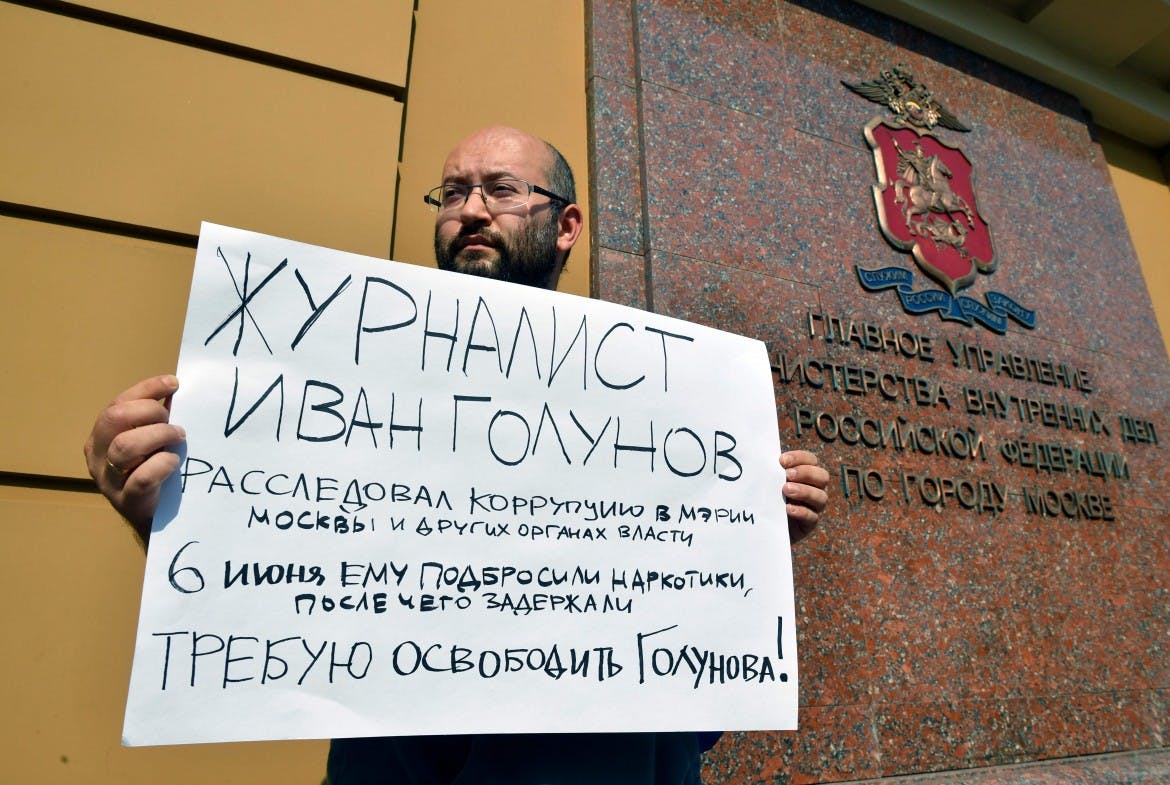Protests after Russian investigative journalist tortured in custody