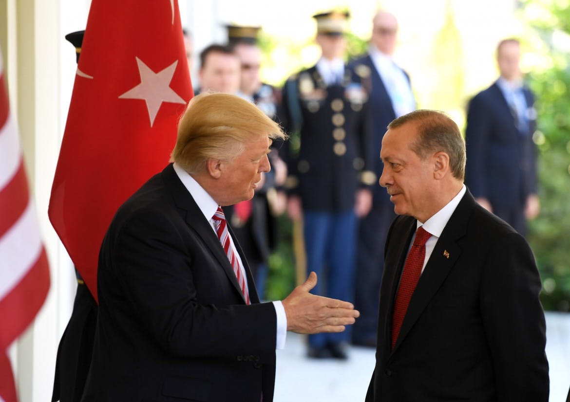 image of trump and erdogan