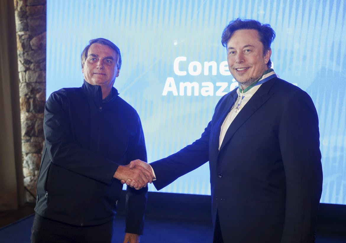 Musk and Bolsonaro have plans for the Amazon, but it’s not Starlink