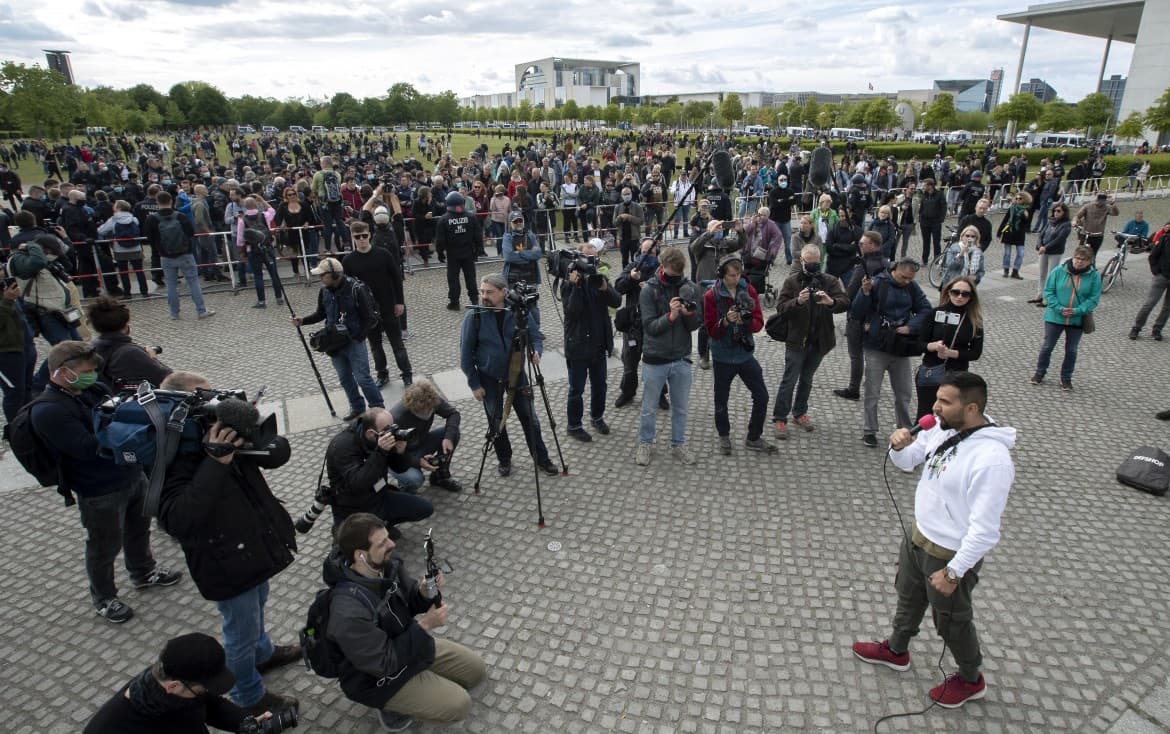 The vegan chef leading Germany’s far-right anti-lockdown protests