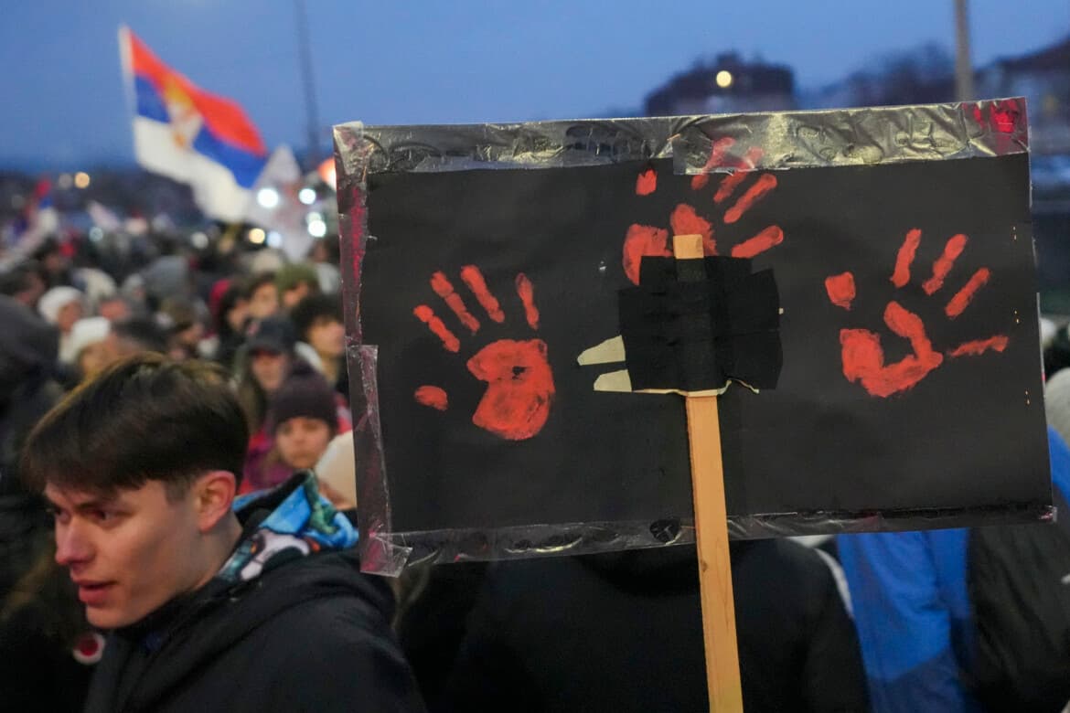 Tens of thousands in Kragujevac to support the ‘student rebellion’