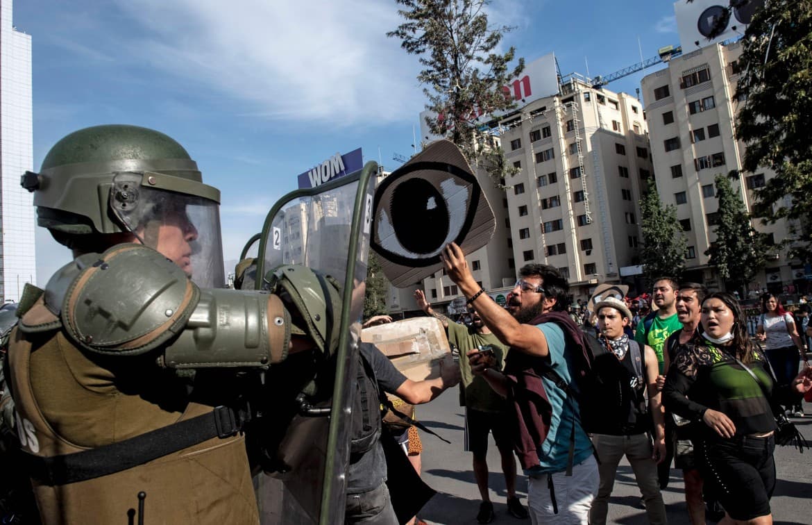 image of chile protests