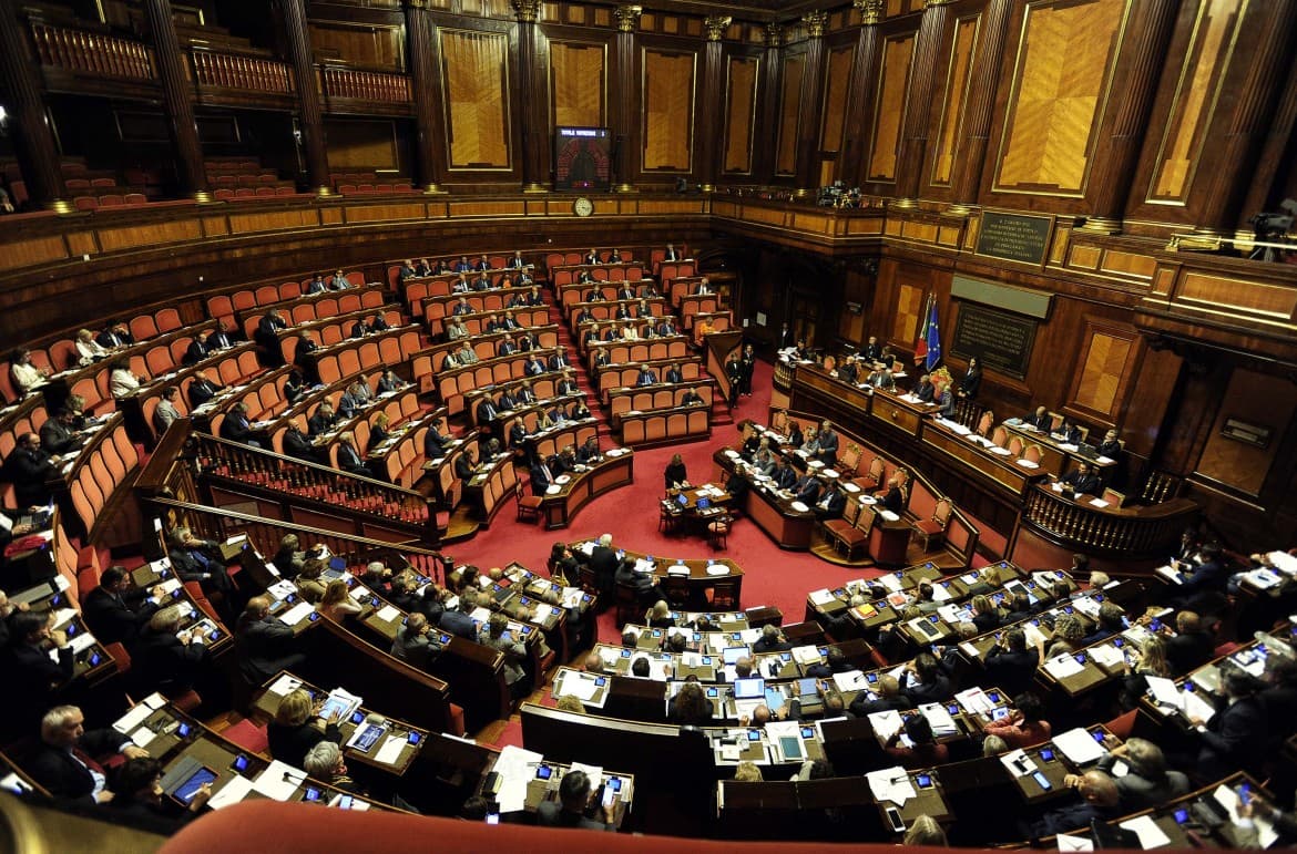 image of italian parliament